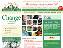 Tablet Screenshot of johnsonparkcenter.org